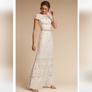 BHLDN Tadashi Shoji Peridot wedding gown 12